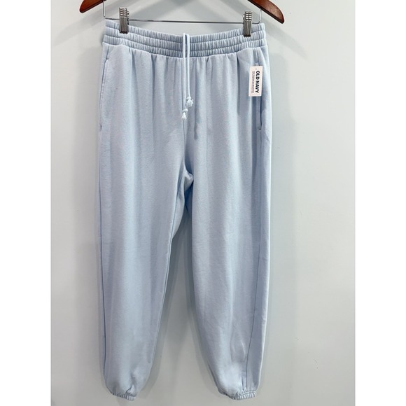 Old Navy Pants - Old Navy Jogger Sweatpants Small Light Blue Cotton Blend Lounge NWT Pockets